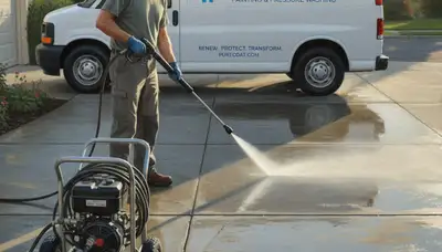 Concrete pressure cleaning service in Ogden, UT for driveways, patios, and walkways