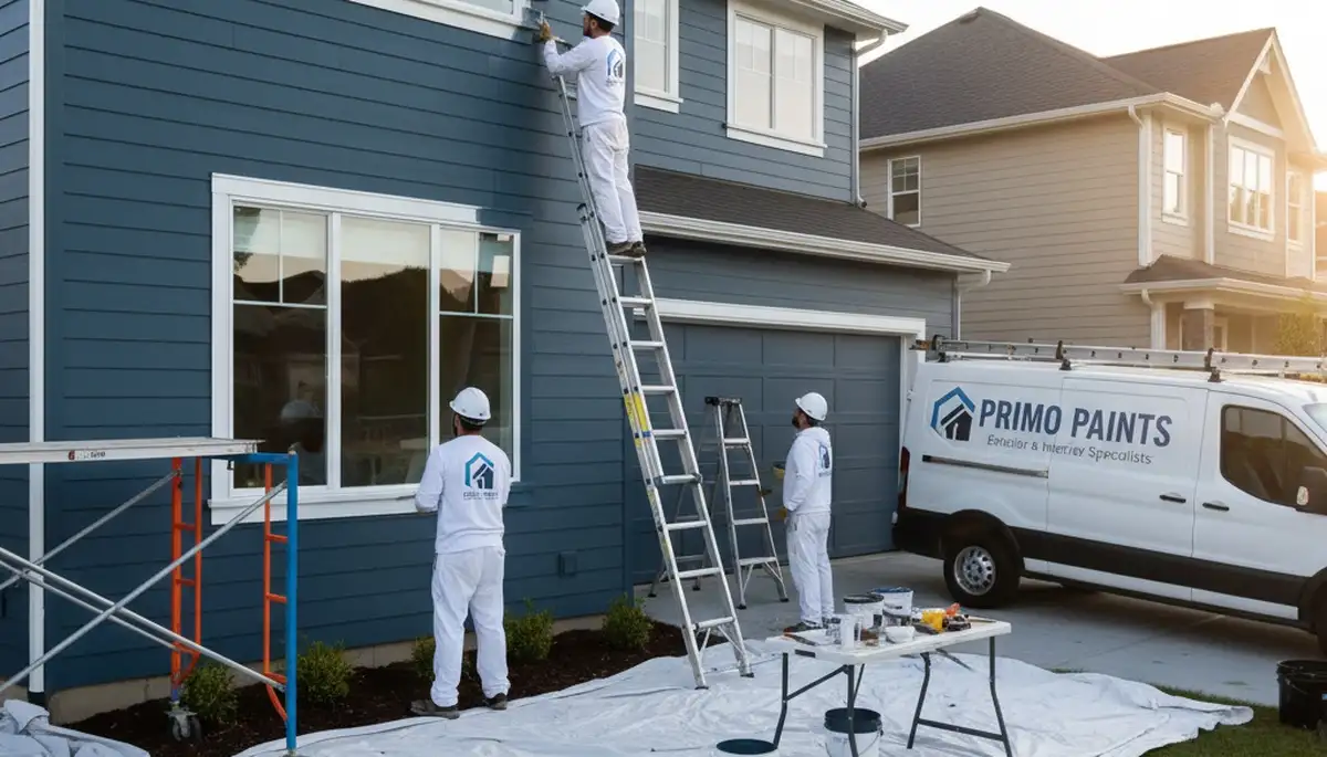 Exterior house painting by Ogden Paint Pros in Ogden, UT for durable weather protection