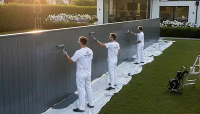 Fence painting service in Ogden, UT to protect and beautify outdoor wood fencing
