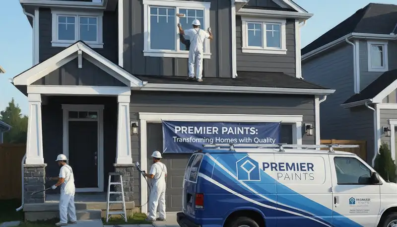 Ogden, UT house painters applying weather-ready exterior paint to a home