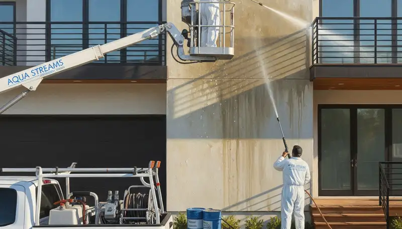 Professional pressure cleaning service in Ogden, UT for driveways, siding, and decks