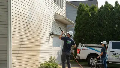 Vinyl siding pressure cleaning in Ogden, UT to remove dirt and restore curb appeal